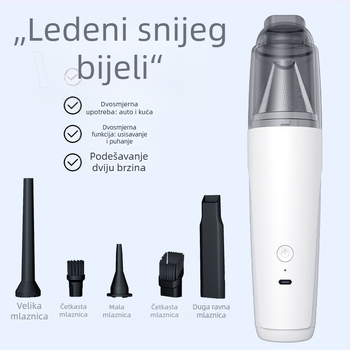 Prijenosni usisavač za automobil s usisom 20000 Pa, 90 W, punjiv, mokro i suho čišćenje