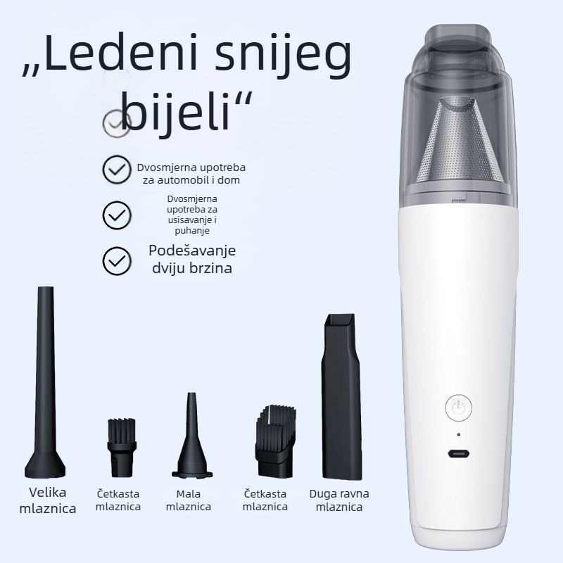 Prijenosni usisavač za automobil s usisom 20000 Pa, 90 W, punjiv, mokro i suho čišćenje
