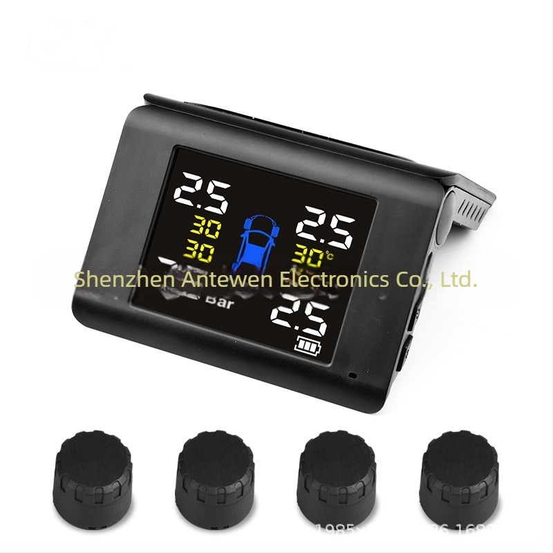 TPMS sustav za nadzor tlaka u gumama, digitalni zaslon, model B01, visoka preciznost, pogodno za sedan i SUV