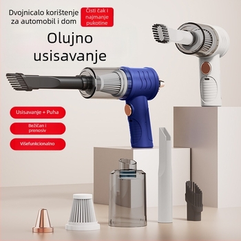 Ručni bežični usisavač za automobil, 2200Pa usisavanja, punjiv