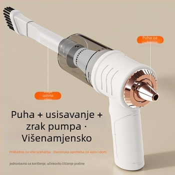 Ručni bežični usisavač za automobil, 2200Pa usisavanja, punjiv