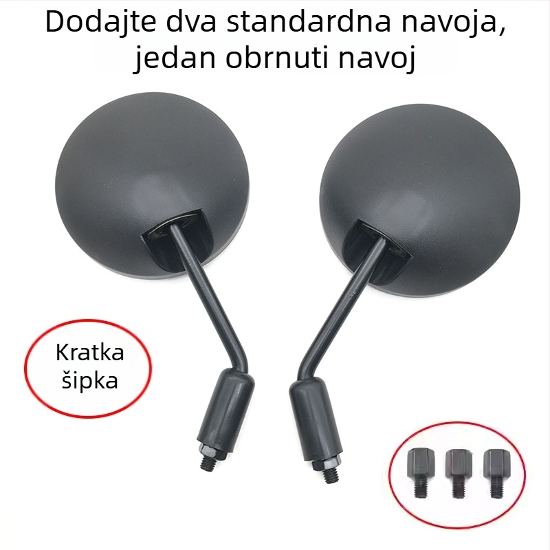 Univerzalni konveksni retrovizor širokog ugla za električna vozila