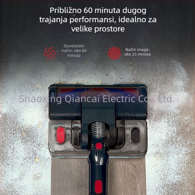 Bežični usisivač za suho i mokro, 250W, ugrađena baterija >5001 mAh, snaga usisa >25 kPa