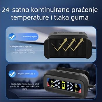 Monitor tlaka zraka u gumama za automobil - prijenosni model t10, šifra proizvoda F79tm697h7h67t