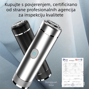 Prijenosni punjivi rotacijski brijač