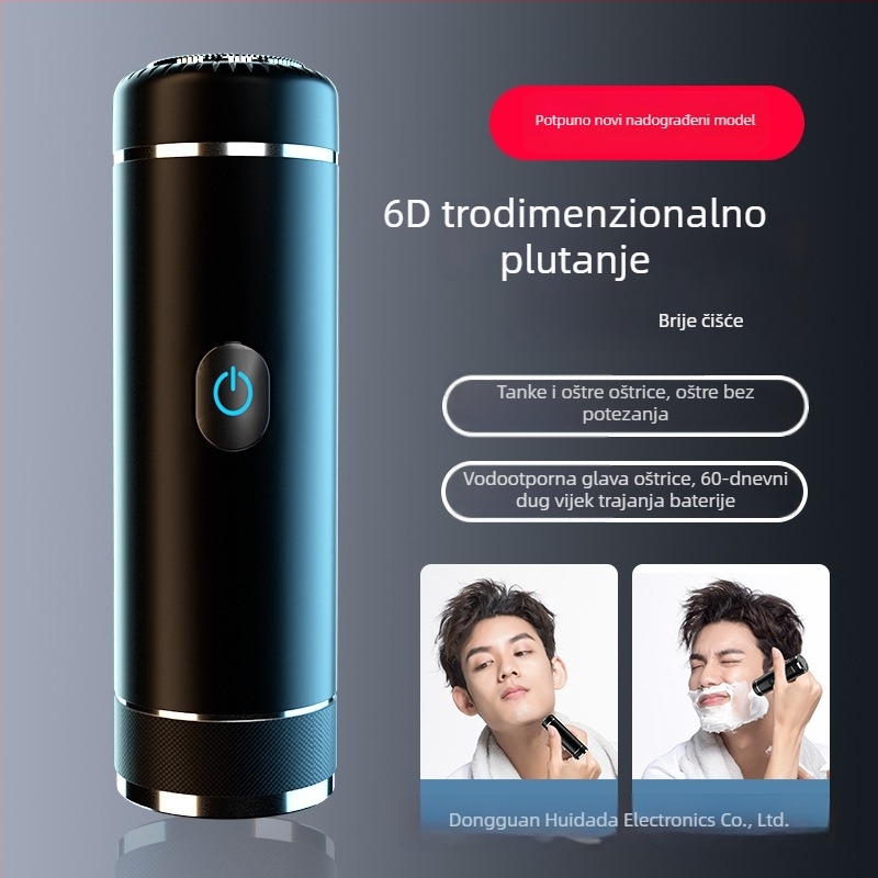 Prijenosni punjivi rotacijski brijač