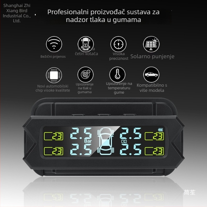 TPMS senzor za praćenje tlaka u gumama, model Ty22, prenosiv