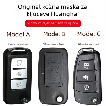 Futrola za ključeve autom Yellow Sea za modele N3/N7/N2S/N2/N1 — koža krava, nacionalnog stila vjetra, bez prilagodbe