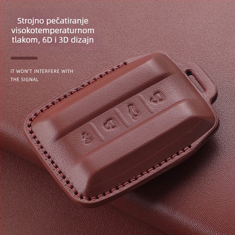 Kućište ključa Youjiashi, teleća koža, za Tank, poslovni stil