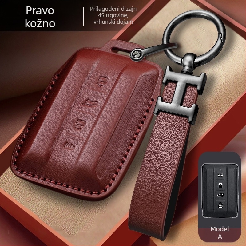 Kućište ključa Youjiashi, teleća koža, za Tank, poslovni stil