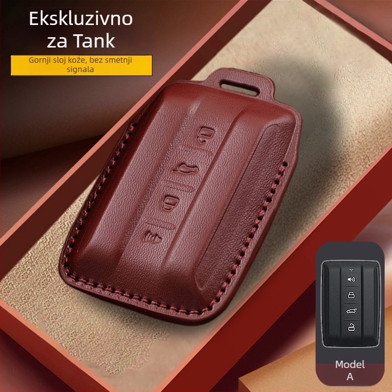 Kućište ključa Youjiashi, teleća koža, za Tank, poslovni stil