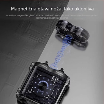 Električni brijač za cijelo tijelo, potpuno vodootporan dizajn, rotirajuća glava s dvije oštrice, pametno čišćenje, trajanje baterije više od 60 minuta, četkasti motor