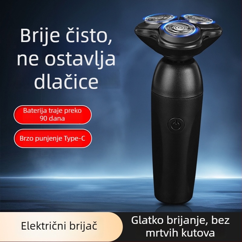 2025 nova multifunkcionalna prijenosna električna britvica s punjivom baterijom za muškarce