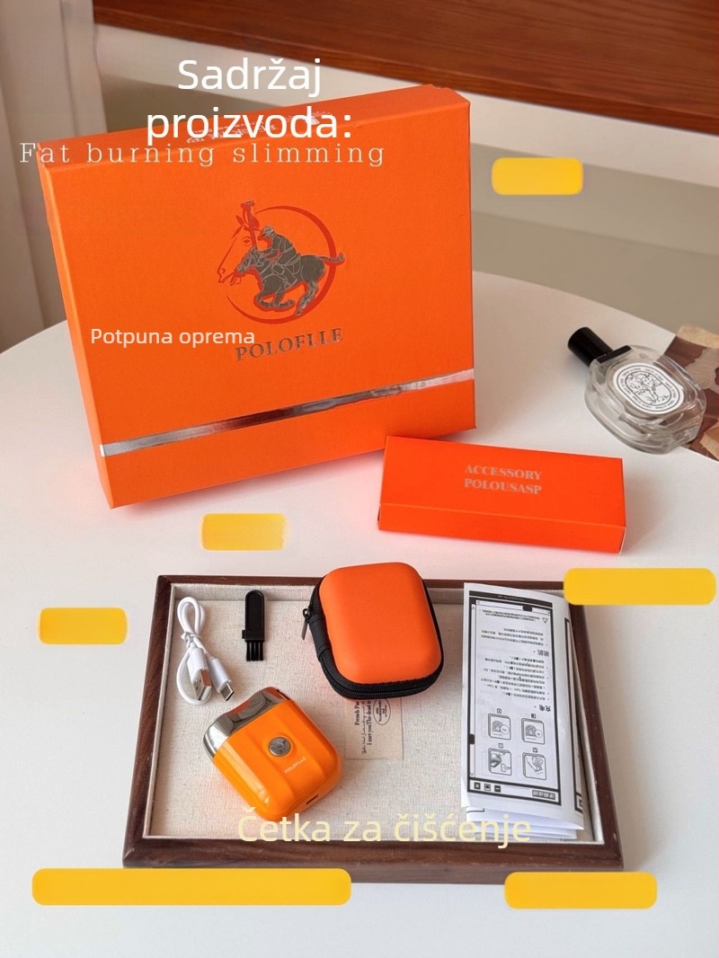 Električni brijač s LED prikazom, plutajući glava, rotirajuća glava s 2 oštrica, ugrađena baterija 1000–1200 mAh, pranje cijelog tijela