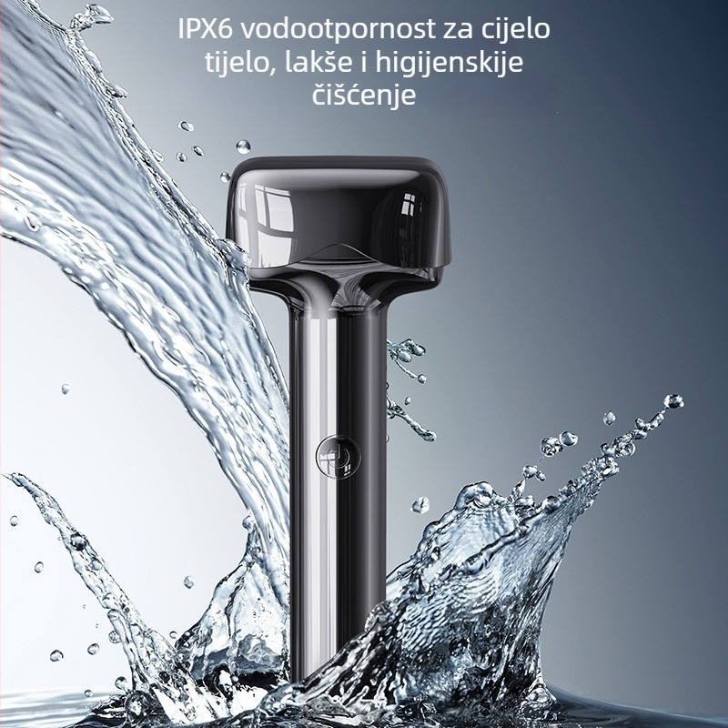 Leyon Električni brijač - Glava s 3 oštrice (reciprocating), ugrađena baterija, više od 60 minuta rada, 3-satno punjenje, suho brijanje