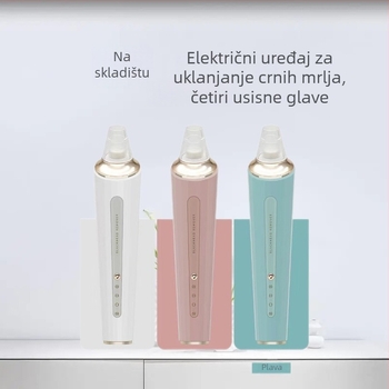 Električni rotacijski usisni uređaj za čišćenje pora – apsorbira crne točkice i akne; kućište ABS; 1 postavka; izlazi 2023.