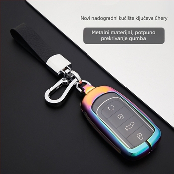 Metalna futrola za ključeve za Chery Tiggo 8 Plus i Arrizo 5 Plus – legura cinka, potpuno pokriće ključa
