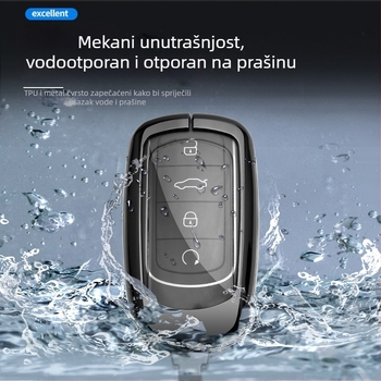 Metalna futrola za ključeve za Chery Tiggo 8 Plus i Arrizo 5 Plus – legura cinka, potpuno pokriće ključa