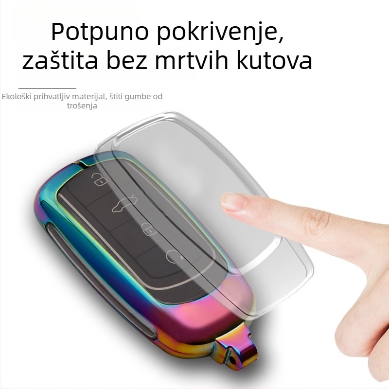 Metalna futrola za ključeve za Chery Tiggo 8 Plus i Arrizo 5 Plus – legura cinka, potpuno pokriće ključa