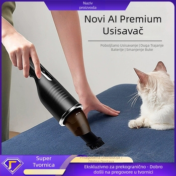 Ručni bežični usisavač za automobil, 0–200 W, spremnik prašine, suho usisavanje, buka ispod 36 dB