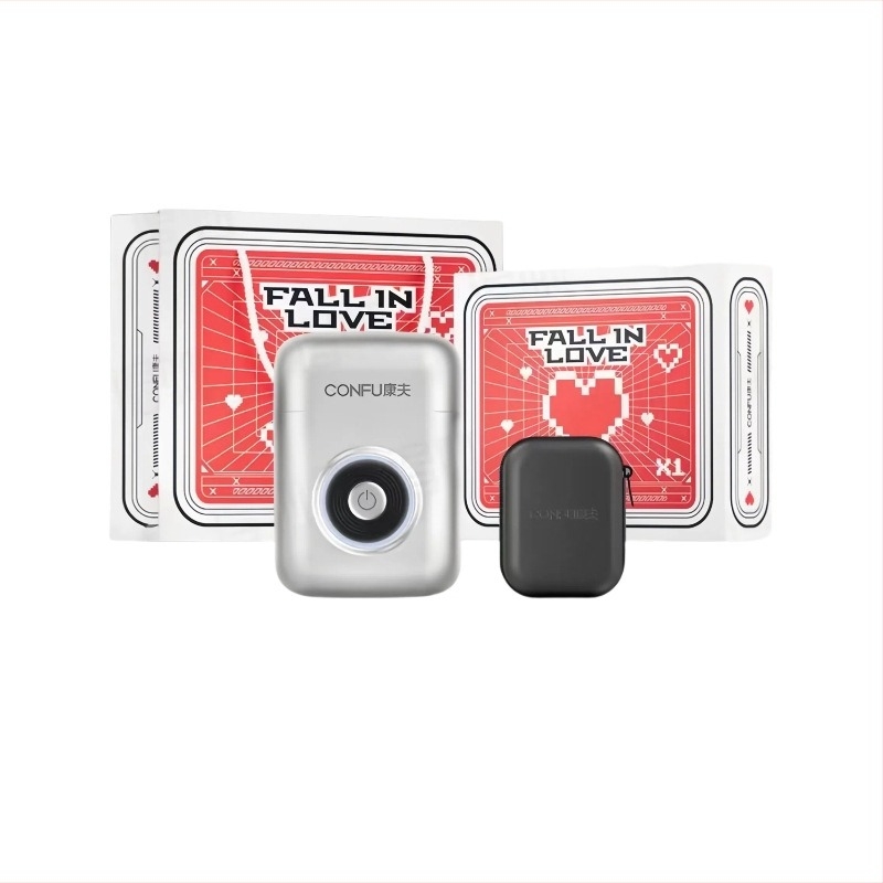 Električni muški brijač s dvostrukim pokretnim glavama, potpuno perivi sustav za čišćenje, ugrađena baterija 500–800 mAh, vrijeme punjenja 2 sata, trajanje baterije oko 30 dana