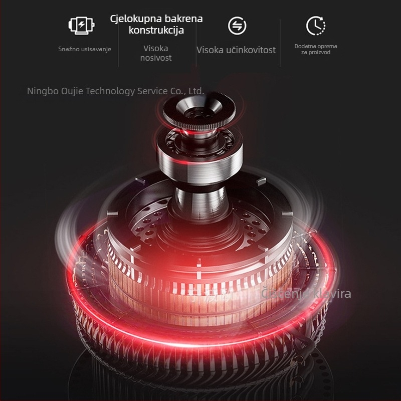 BILIBEAR bežični usisavač za automobil – vertikalni dizajn, snaga usisavanja 11000 Pa, 120 W, punjiv