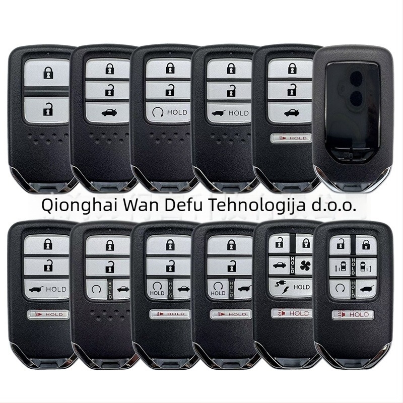 FCCID KR5V2X Honda ključ s 47-čipom, daljinski upravljač s 2–6 tipkama, kućište od plastike i metala, kompatibilan s Honda Vezel, Civic, Pilot, Fit, Odyssey, CR-V, HR-V, XR-V