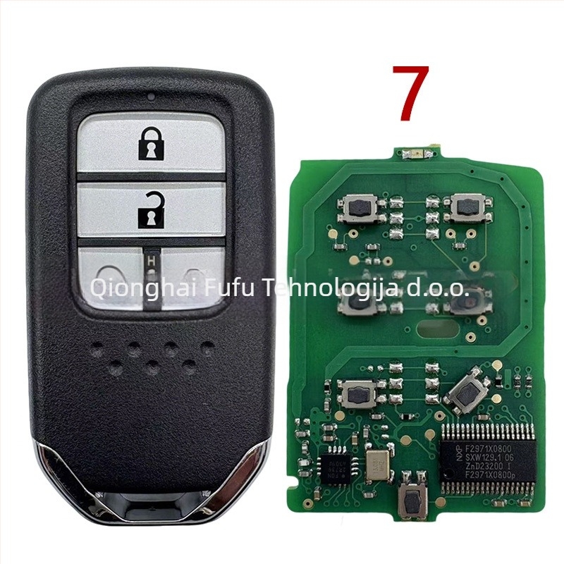 FCCID KR5V2X Honda ključ s 47-čipom, daljinski upravljač s 2–6 tipkama, kućište od plastike i metala, kompatibilan s Honda Vezel, Civic, Pilot, Fit, Odyssey, CR-V, HR-V, XR-V