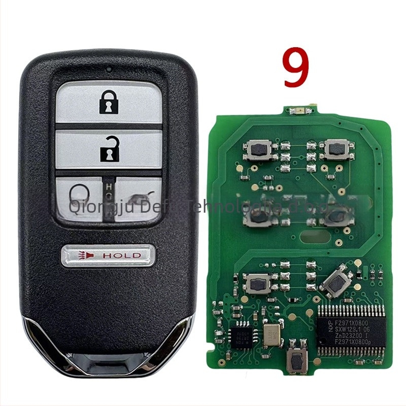 FCCID KR5V2X Honda ključ s 47-čipom, daljinski upravljač s 2–6 tipkama, kućište od plastike i metala, kompatibilan s Honda Vezel, Civic, Pilot, Fit, Odyssey, CR-V, HR-V, XR-V