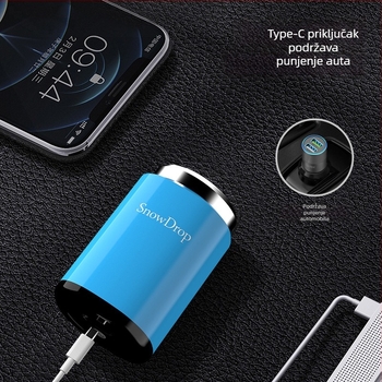 Prijenosno električno brijanje s rotirajućom glavom od 3 oštrice, plutajuća glava, odvojiva glava za čišćenje, ugrađena baterija 100-300 mAh, 30-dnevni radni vijek, DC motor