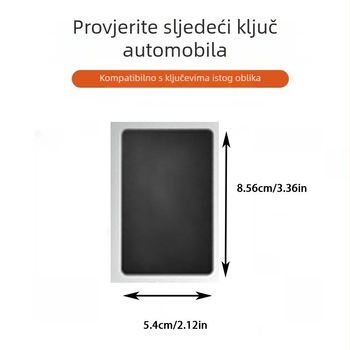 Kućište ključa automobila LX, LX model LX, cinkova legura, poslovni stil, bez prilagodbe