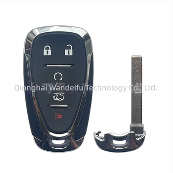 Kučište daljinskog ključa Chevrolet — ABS tijelo s bakrenim vanjskim omotačem, bez čipa, kompatibilno s ključevima 2–6 tipki.