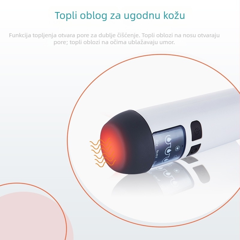 HS-HTY01 Električni rotirajući uređaj za usisavanje crnih točaka, čišćenje pora, 3 brzine, uklanja crne točke, akne, višak masnoće i bijele mitisere