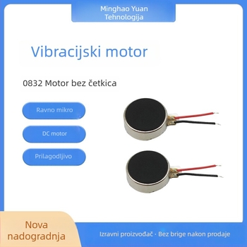 Bezčetkasti mikromotor DC ≤36V, 98% učinkovitost, RoHS certificiran