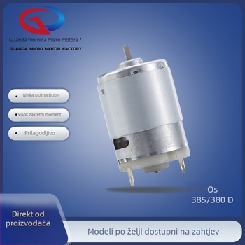 Četkasti motor, minijaturni DC motor, 12V vodena pumpa
