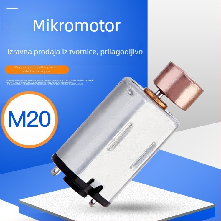 M20 kozmetički uređaj s mikromotorom: masaža očiju, vibracijski motor, trimer za obrve, mali DC motor