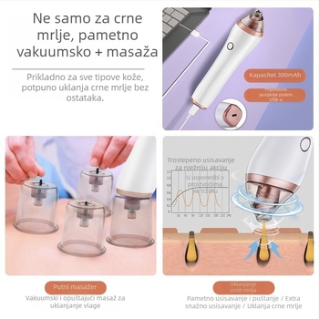 SY-049 Ultrazvučni Vakuumski Uređaj za Uklanjanje Crnih Točkica i Čišćenje Poro — Akne, Čišćenje Pora, cupping, Četiri Brzine