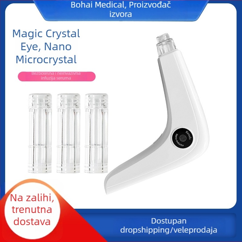 Kućni kozmetički uređaj s nano-mikrokrystalnom infuzijom za uklanjanje crnih mrlja i malih mjehurića — Magic Crystal Eye