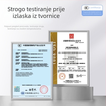 Napajajući kabel s pravim kutem, GB standard, 3-pins, 3-žičani, za igre konzole i LCD televizore