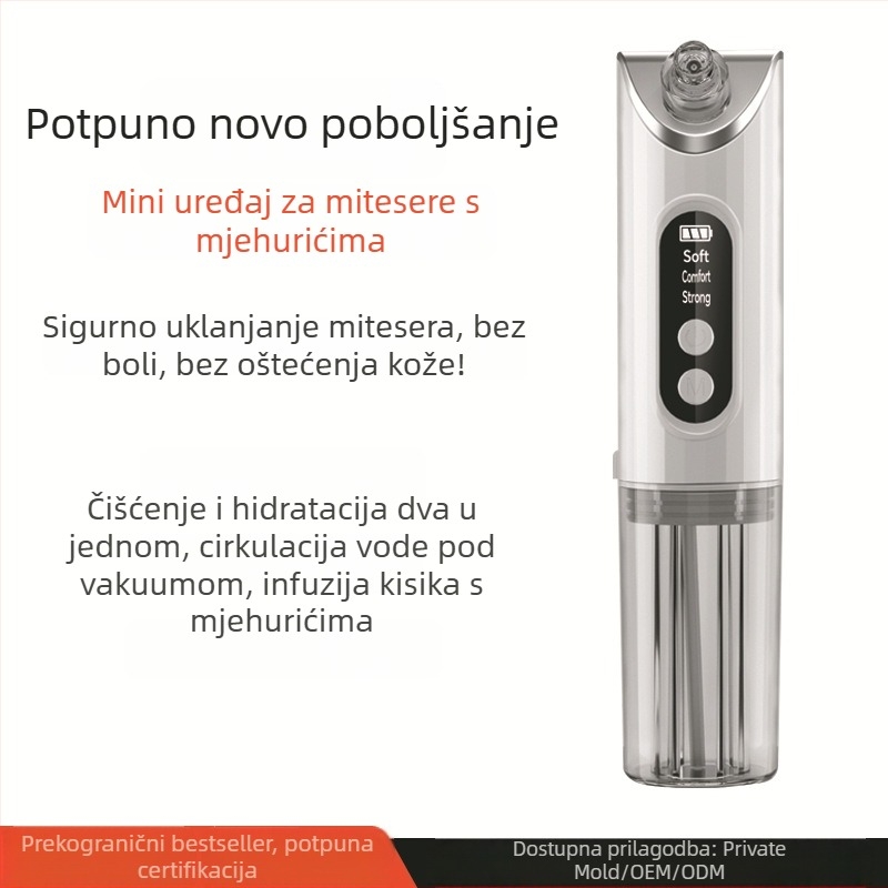 Kućni uređaj za čišćenje pora s vodnom cirkulacijom i kisikom za uklanjanje crnih mrlja i akni – model H24s