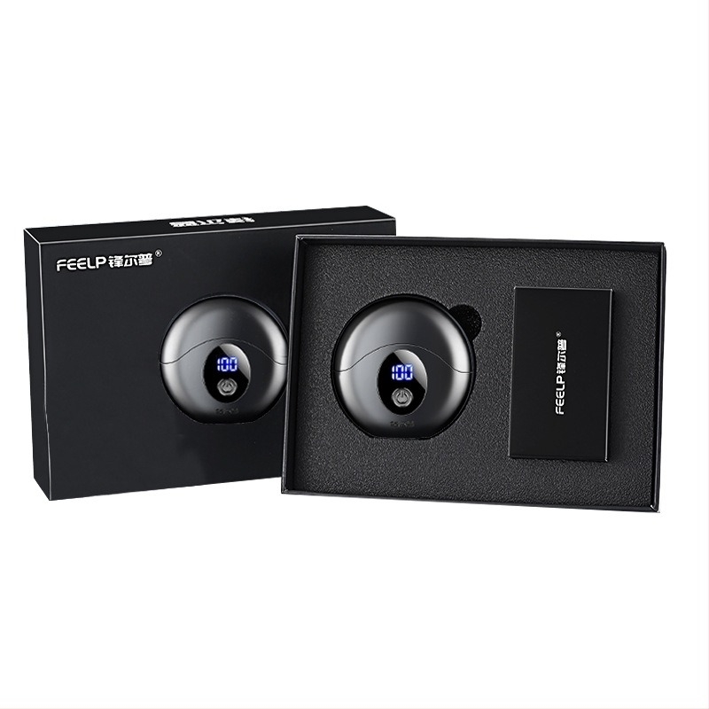 Električni brijač s rotacijskom glavom od 2 oštrice, plutajuća glava, mokro i suho brijanje, USB punjenje (1 sat), trajanje baterije 45–60 min