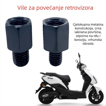 Vijak za povećanje visine retrovizora električnog vozila; vijak za povećanje visine; fiksirajući vijak