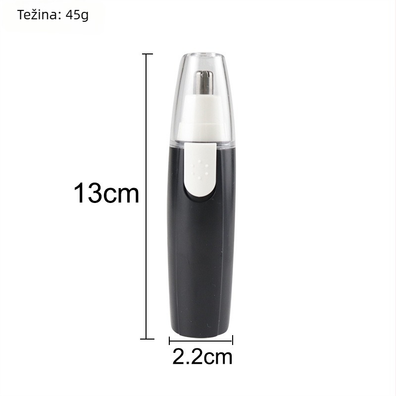 Električni trimer za nosne dlačice Hengcheng HCWJ51 – ABS i nehrđajući čelik, napajanje baterijom