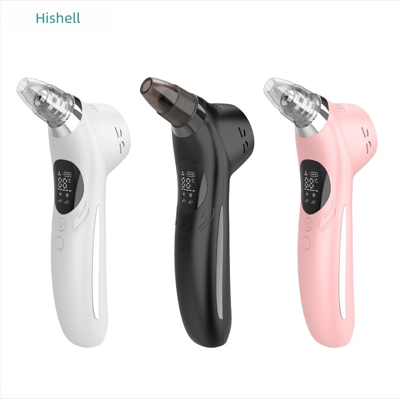 Sea Shell 208 ultrazvučni uređaj za čišćenje lica s usisavanjem prištića, kućište ABS+304, 3–5 brzina