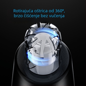 Trimer za nos Flyco/Feike, baterijsko napajanje, ABS kućište, odvojiva i periva glava za rezanje