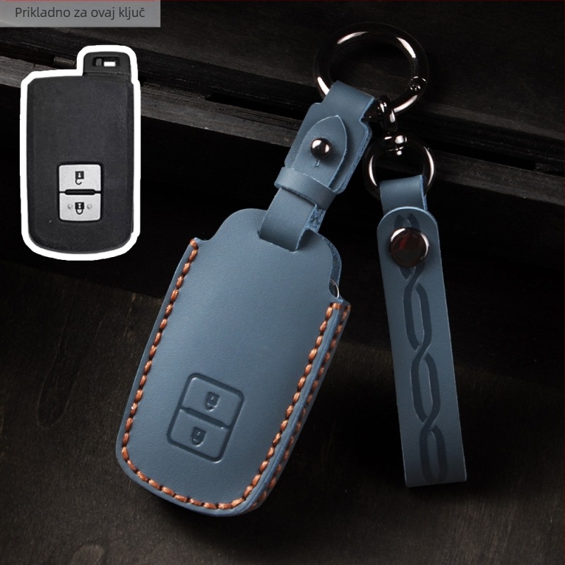 Toyota kućište za ključ – koža od krave, retro stil, prilagodljivo
