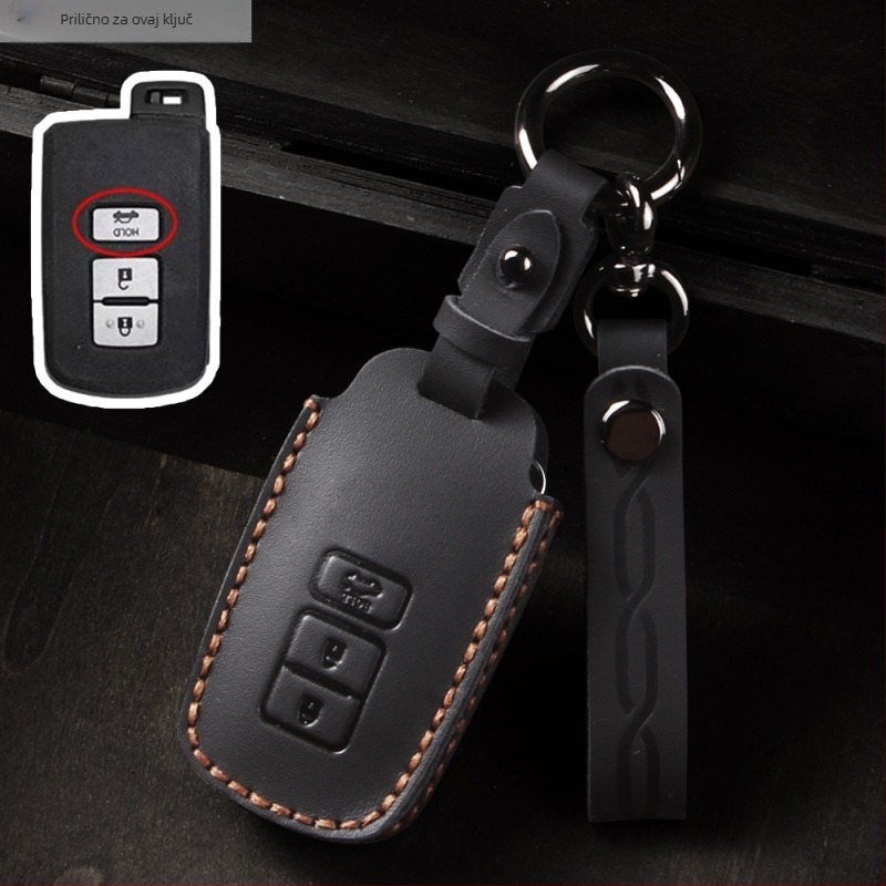 Toyota kućište za ključ – koža od krave, retro stil, prilagodljivo