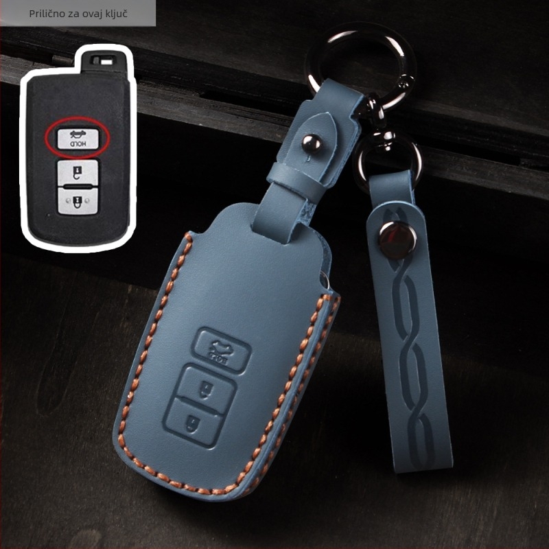 Toyota kućište za ključ – koža od krave, retro stil, prilagodljivo