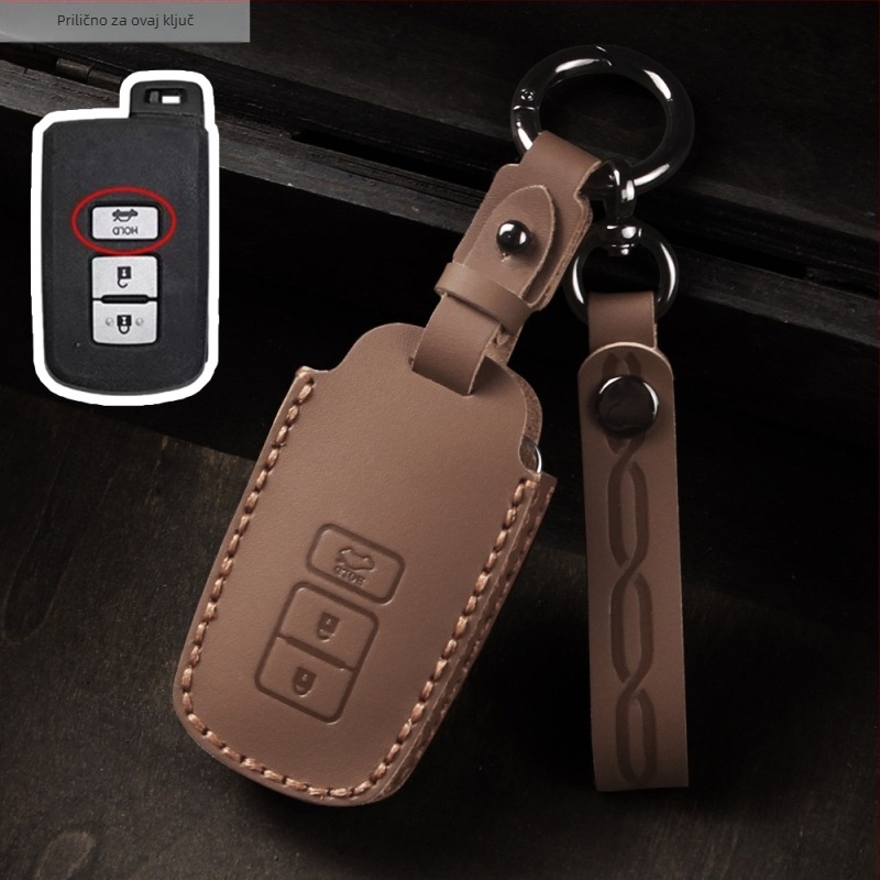 Toyota kućište za ključ – koža od krave, retro stil, prilagodljivo