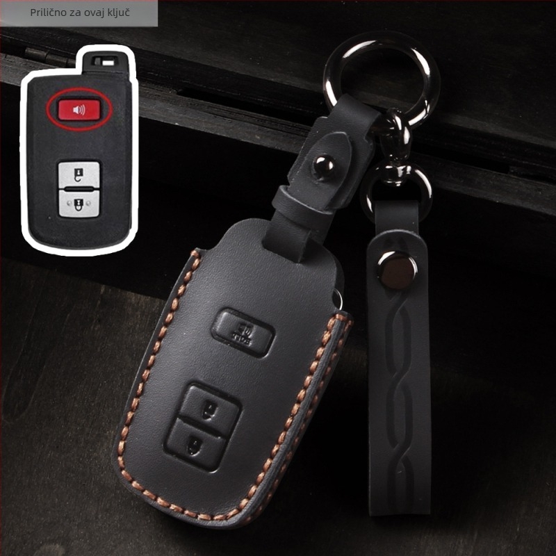 Toyota kućište za ključ – koža od krave, retro stil, prilagodljivo